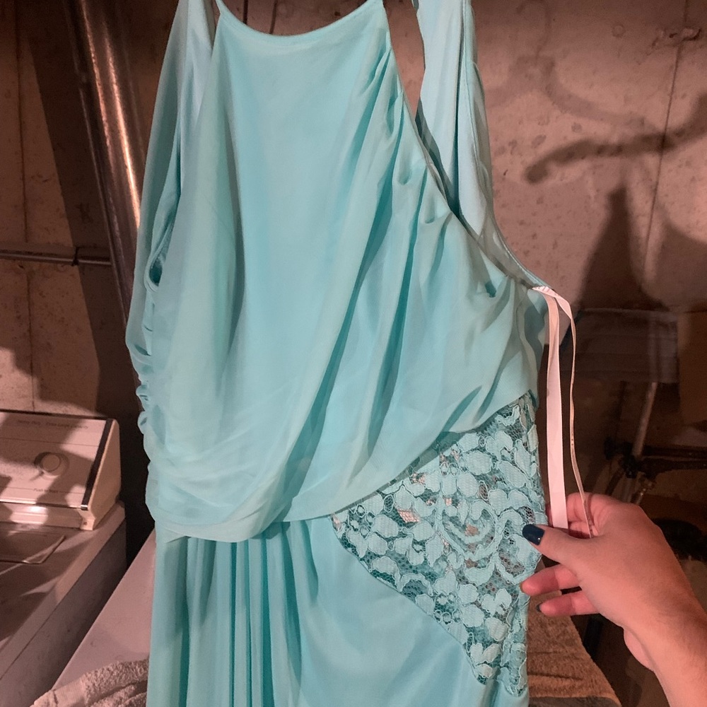 Size 12 spa David’s bridal bridesmaid dress